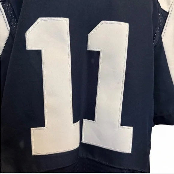 Men's Cole Beasley Dallas Cowboys Game Throwback Alternate Jersey - Navy Blue